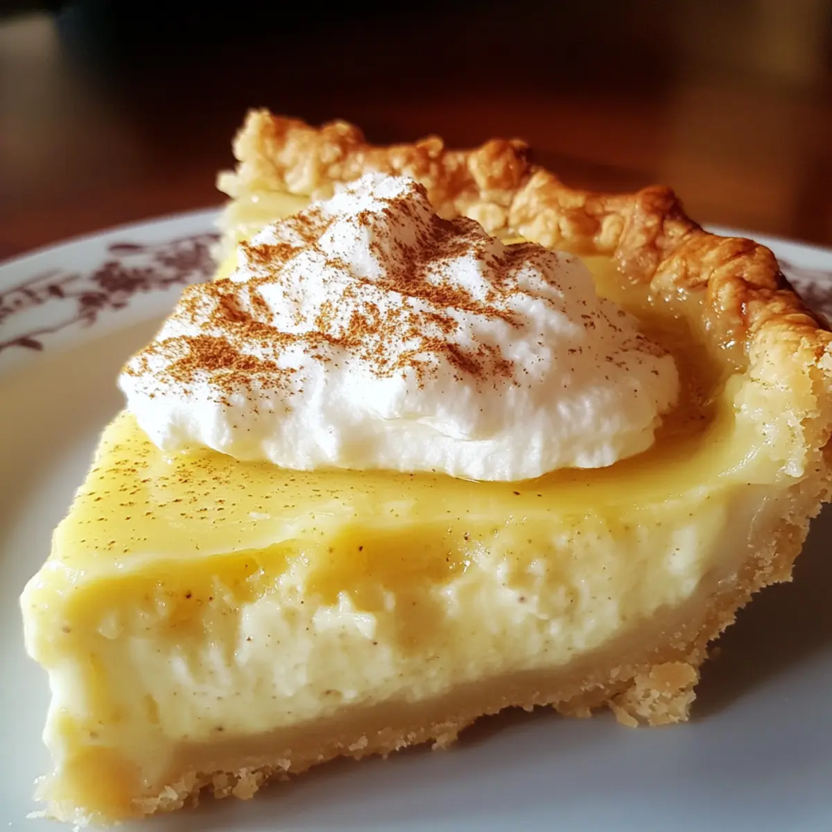 Creamy Vanilla Custard Pie