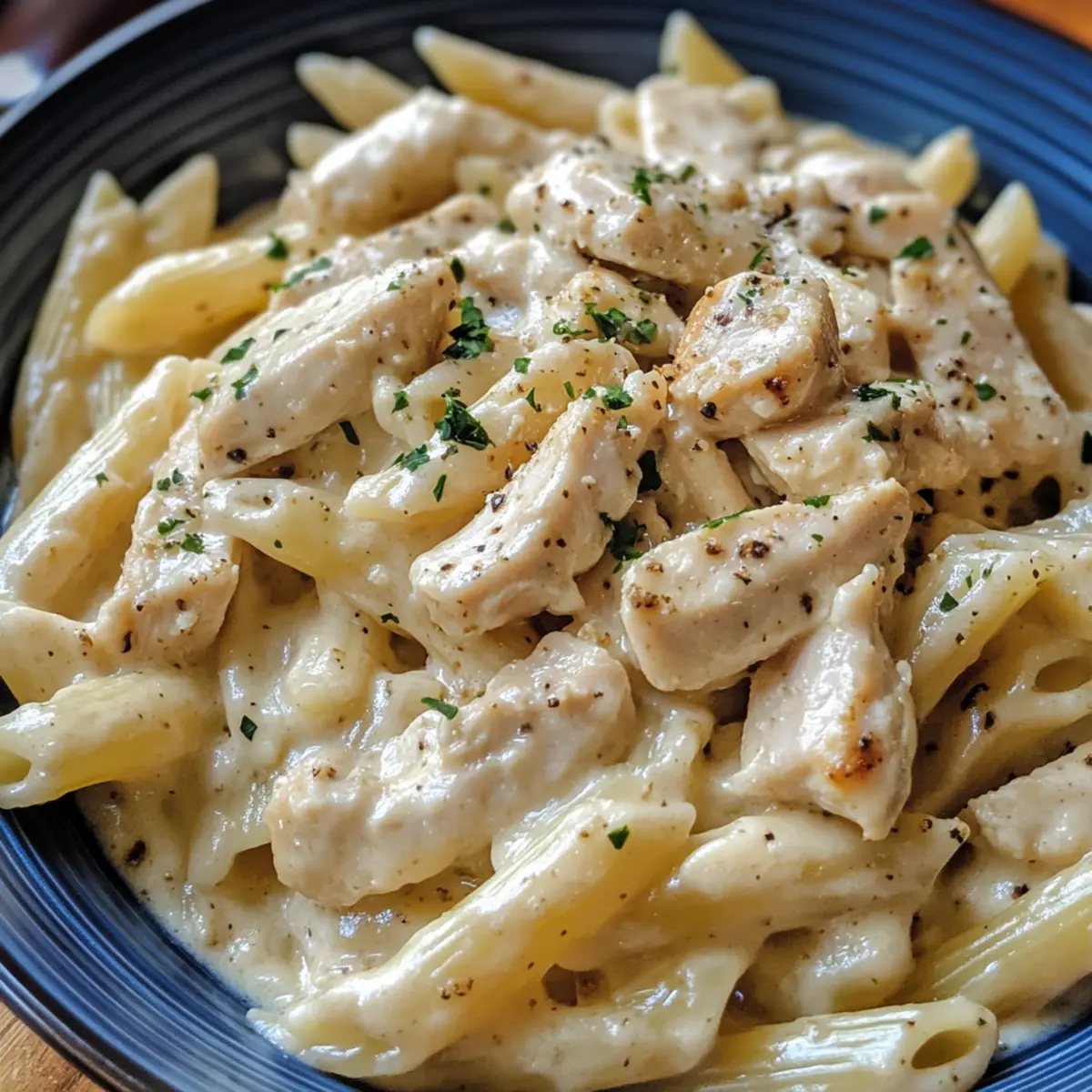 Creamy Chicken Alfredo Pasta
