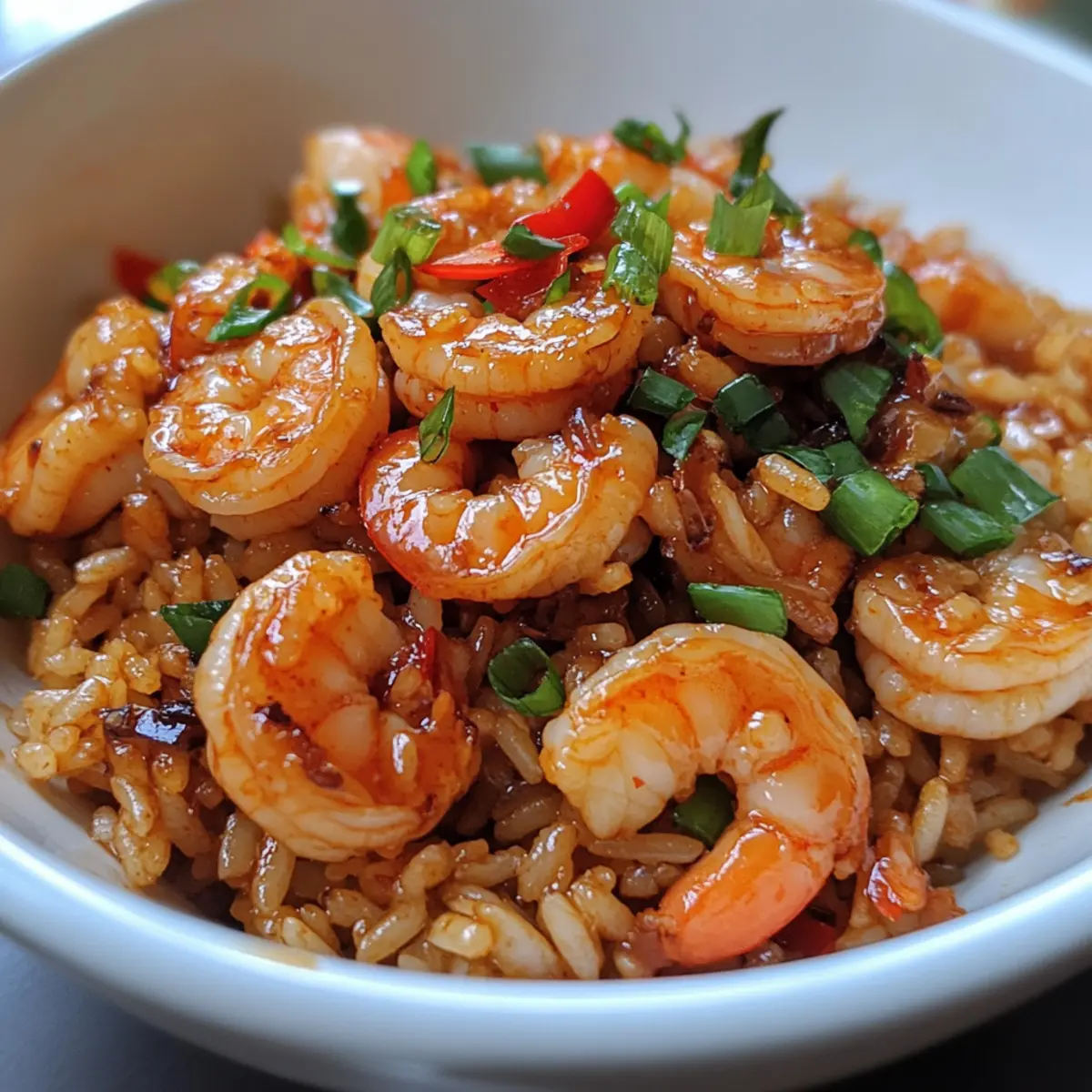 Sweet Chili Shrimp Rice Meal