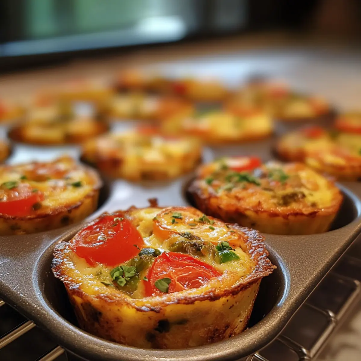 Baked Veggie Egg Casserole Muffins